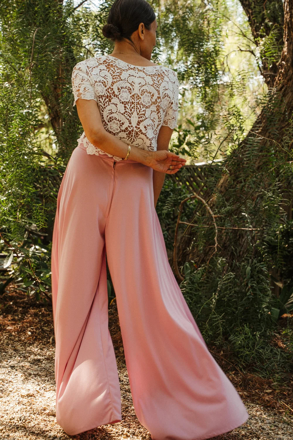 1970s Lilli Diamond Epic Palazzo Party Pants